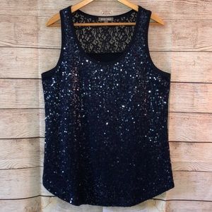 Beautiful sequence tank top